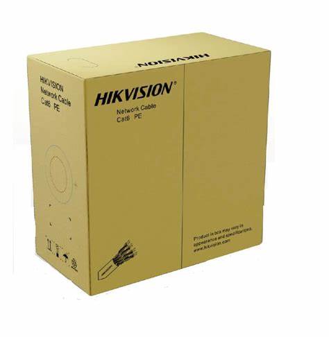 BOBINA CABLE UTP CATEGORIA 6 100% COBRE 0.55MM EXTERIOR NEGRO [CAJA 305 METROS]