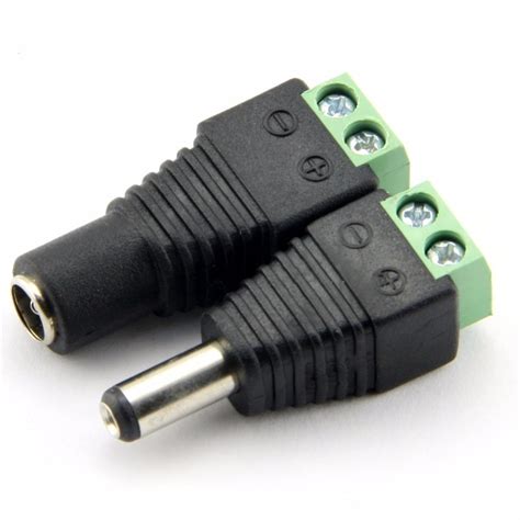 PAR CONECTOR HEMBRA-MACHO 12V