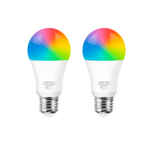 [WB5] BOMBILLO INTELIGENTE GOSUND WB5 RGB, LUZ FRIA, CALIDA, BRILLO REGULABLE, 2 UNIDADES