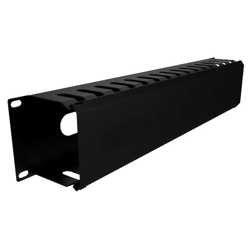 [OHM2U] Organizador de Cables Horizontal Onlink 2U 19" Metalico con Tornillos y Tuercas
