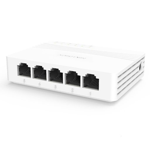 [DS-3E0505D-E] SWITCH HIKVISION 5 PUERTOS DE ESCRITORIO