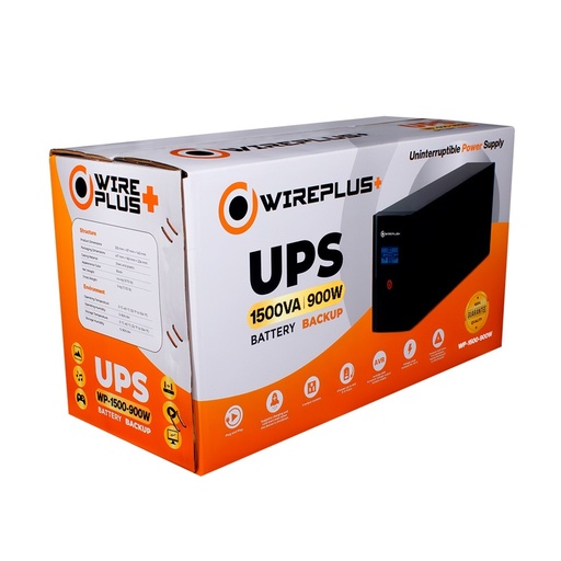 UPS WIREPLUS PANTALLA SMART 1500VA 900W