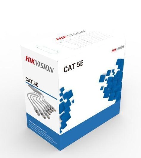 [DS-1LN5E-E/E] BOBINA CABLE UTP CAT5E 100% COBRE INTERIOR 305MTS HIKVISION 0.45MM