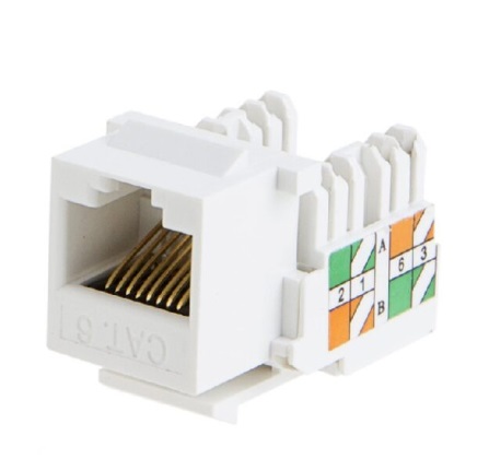 [WP-KRJ-C5EWHITE] KEYSTONE WIREPLUS+ RJ45 CAT5e BLANCO
