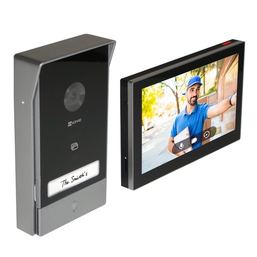 [CS-HP7-R101-1W2TFC] VIDEO PORTERO EZVIZ HP7 DOMÉSTICO INTELIGENTE INALAMBRICO 2K [4MP] PANTALLA 4.3"