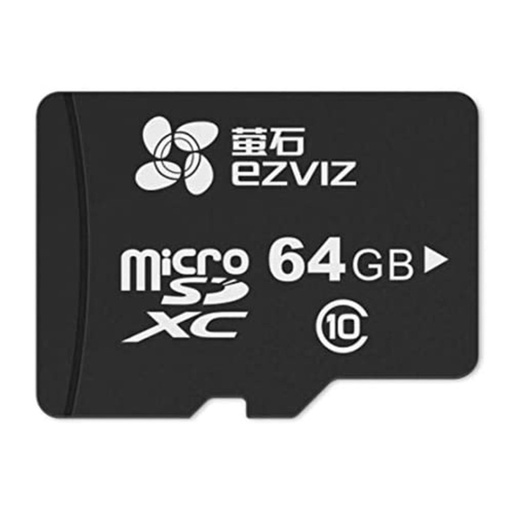 MEMORIA EZVIZ MICRO SD HC/SDXC PARA VIDEOVIGILANCIA 64GB 92MB/S CLASE 10